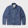 Henry Cottons Denim Zip-Up Jumper_Ahuas25131Ind