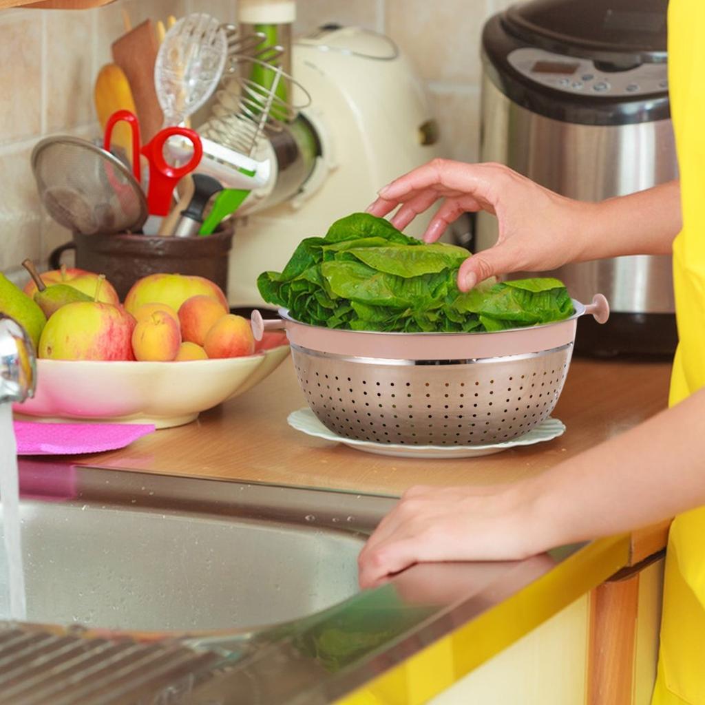 Stainless Steel Inner Liner, Rotatable Double-Layer Vegetable Washing And Shredding Tool, Basket