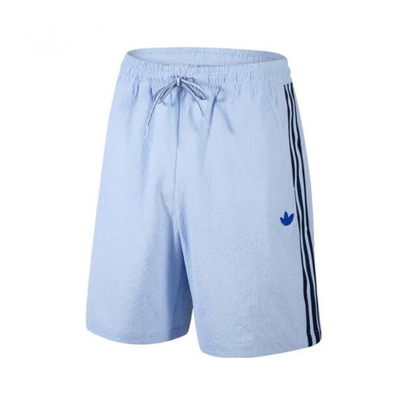 Adidas Originals Quick-Drying Breathable Sports Casual Shorts Men Bottoms Light-Blue JI7233
