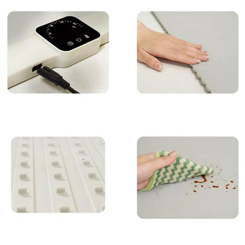 2024 Electric Warming Food Tray Smart Temperature Adjustable Foldable Collapsible Heat Plate Pad