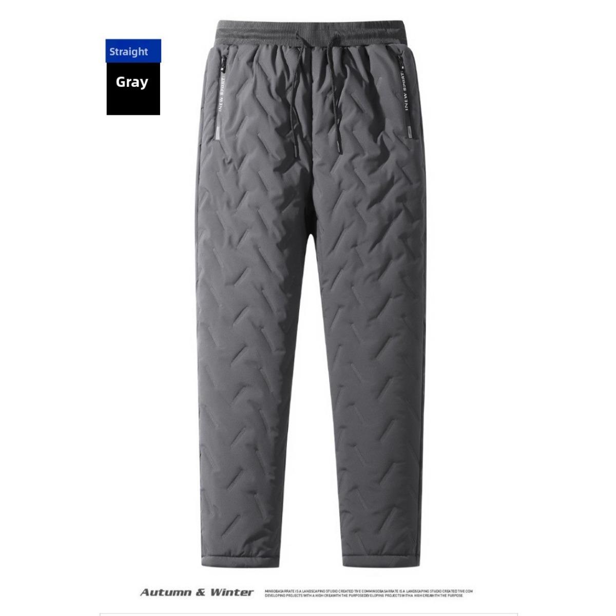 

Повсякденні штани для чоловіків на осінь та зиму, нові штани з зав язками на штанинах з товстим вельветом для тепла, повсякденні спортивні, вільні бавовняні штани 7XL