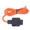 D Tap To DC Power Cable 5.5x2.5mm for Camera Monitor Fill Light 60cm Power Cable with Anti Reverse Insertion Indicator