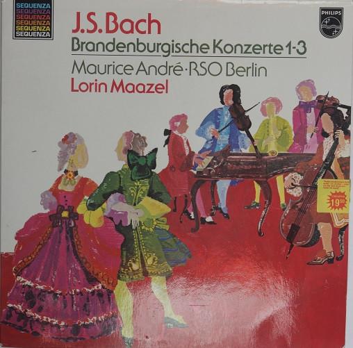 

LP Record J.S. BACH MAURICE ANDR LORIN MAA Brandenburgische Konzerte 13 6527053 Philips 1981 Netherland Classical Used