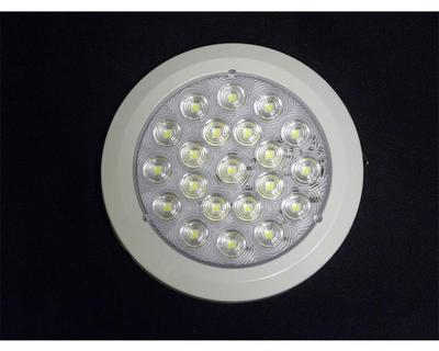 155mm Round Slim LED Lamp for Cargo and Refrigerated EMC IP67 Waterproof Interior, Area, Vehicles. Certified. DC12v-24v. Rating.