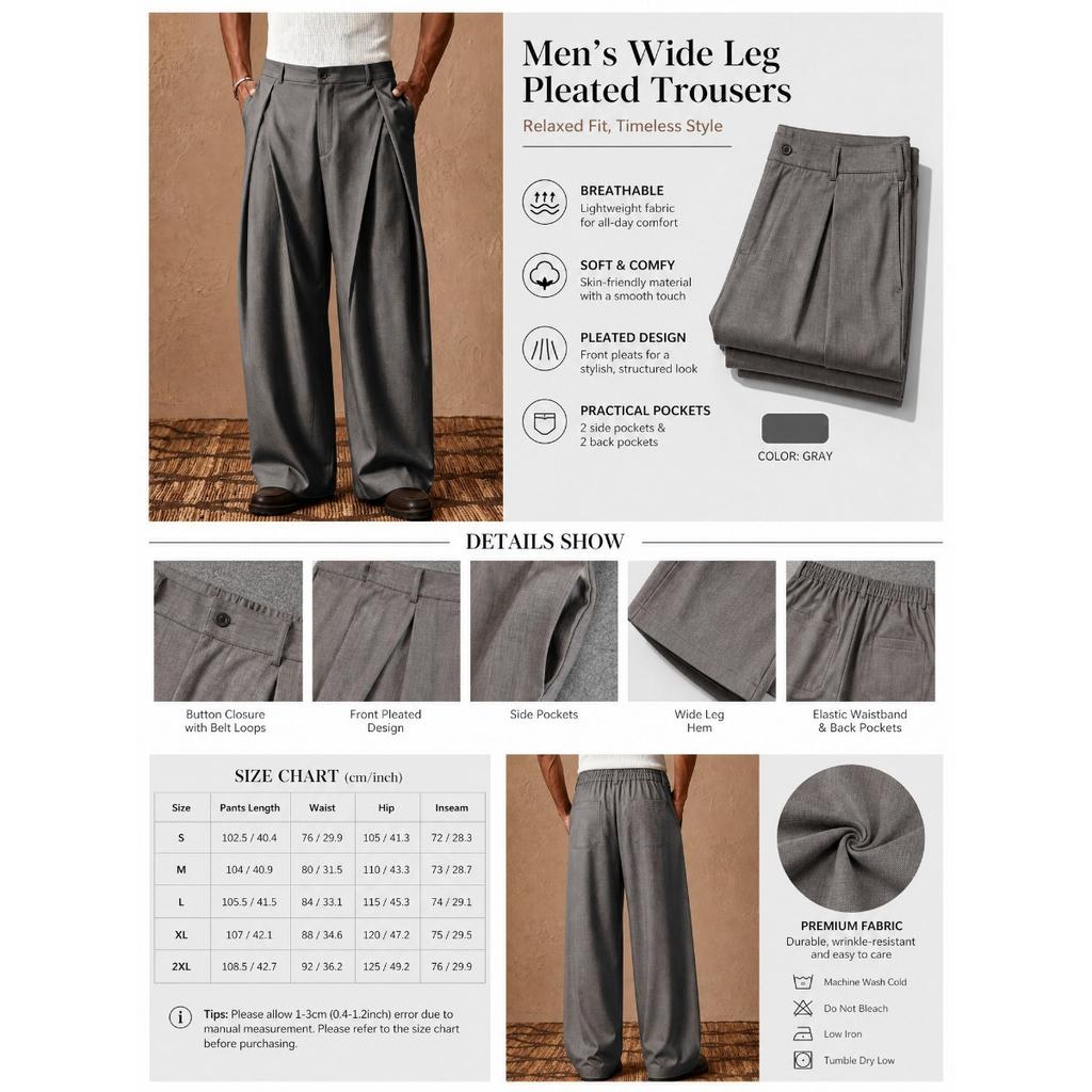 2026 Herren Neue Herbstmode Schlank geschnittene Lässige Locker geschnittene Sport-Hose mit Spitze