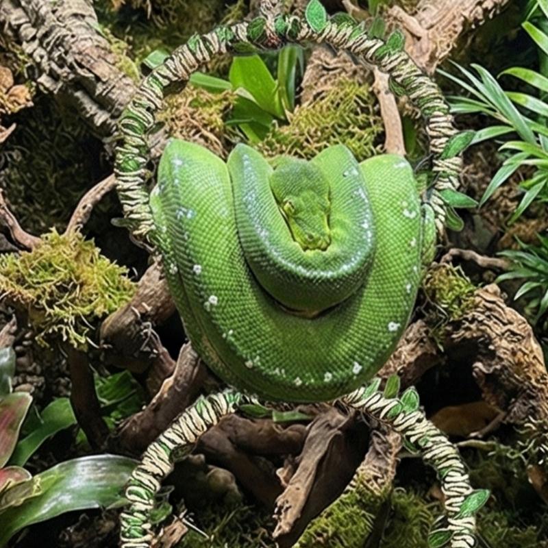Reptiles Climbing Rings Toy Tanks Playgrounds Equipment Exercise Enriching Toy For Lizards Terrarium Habitats Decoration