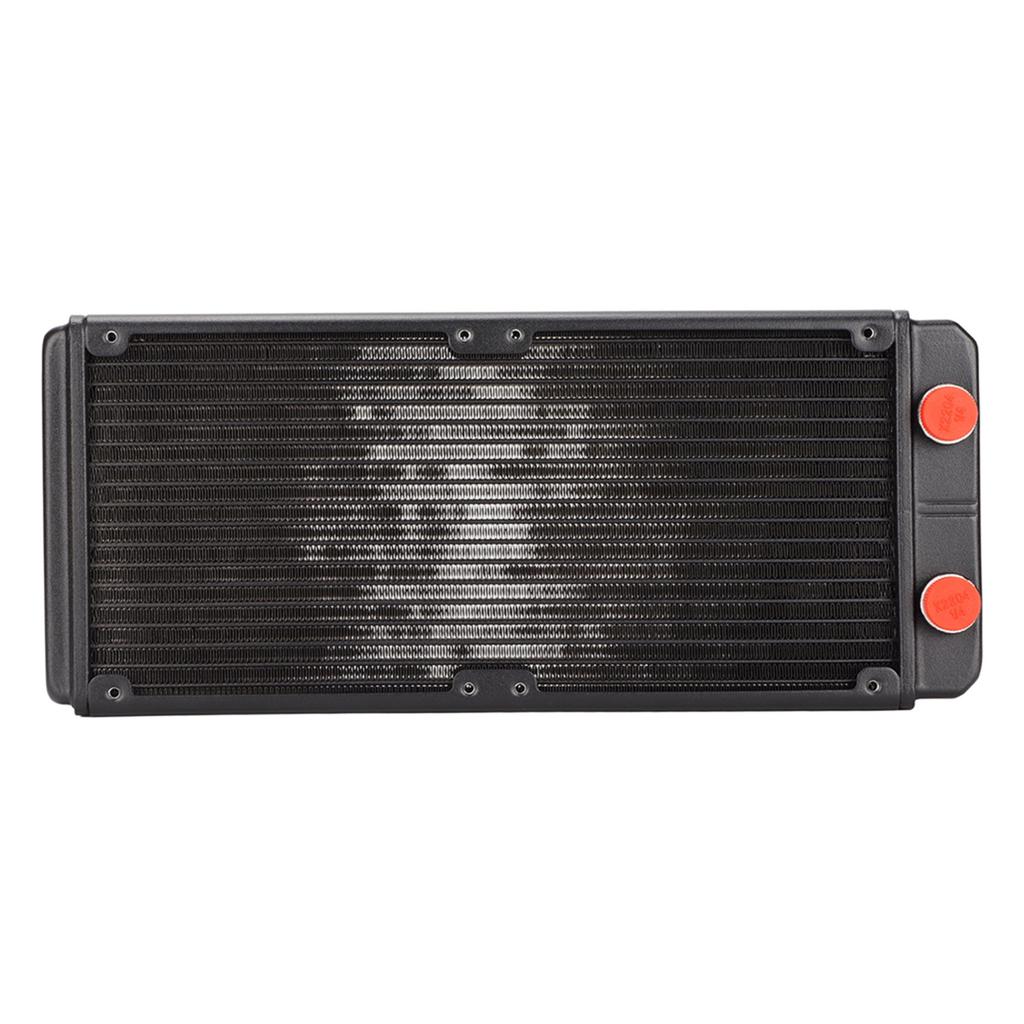 Chłodnica Wodna 18 Rurek Test Ciśnieniowy 1bar Chłodzenie Wodne CPU z Gwintem G1 4 do Montażu Wentylatora 12cm