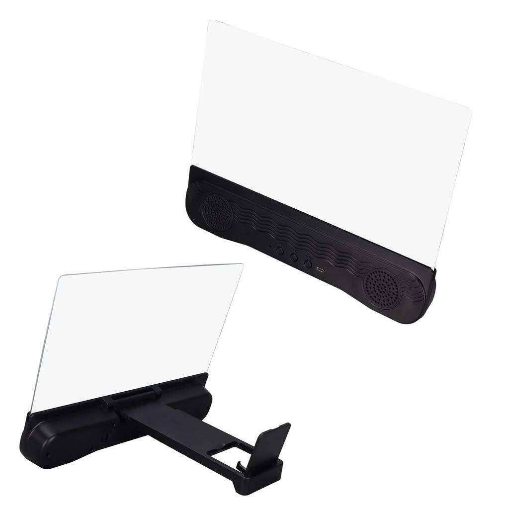 12 Inch Telephone Screen Magnifying Glass 6D Stereo Sound HD Screen Amplifier for Movies Videos