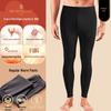 Men's Cashmere Silk Thermal Fleece-Lined Leggings