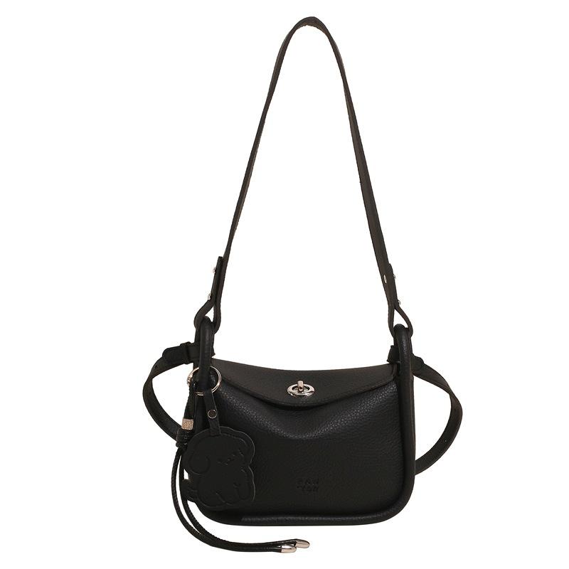 

New Handbag Women s Fashion Shoulder Bag Versatile Messenger Bag чорний