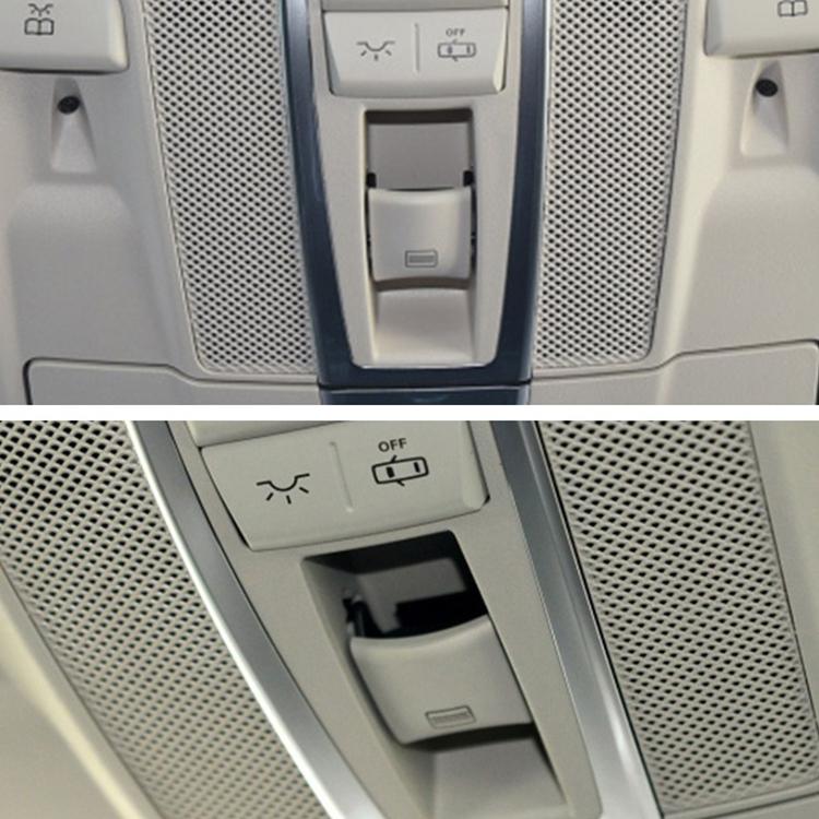 Car Dome Light Button Sunroof Window Switch Button for Mercedes-Benz W166 / W292 2012-, Left Driving, Style:Flat