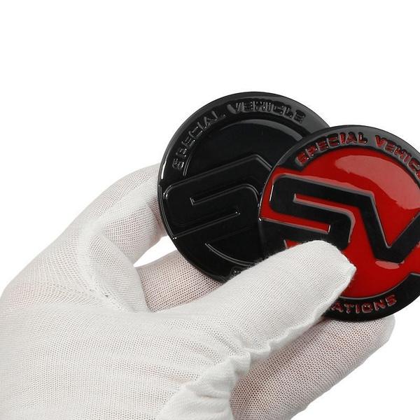 Car SV Special Vehicle Operation Logo Emblem Badge Trunk Decals Body Side Fender Sticker