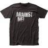 Against MeLogo Mens T Shirt Music Classic Concert Rock Band Tee New Black Unisex T-Shirt