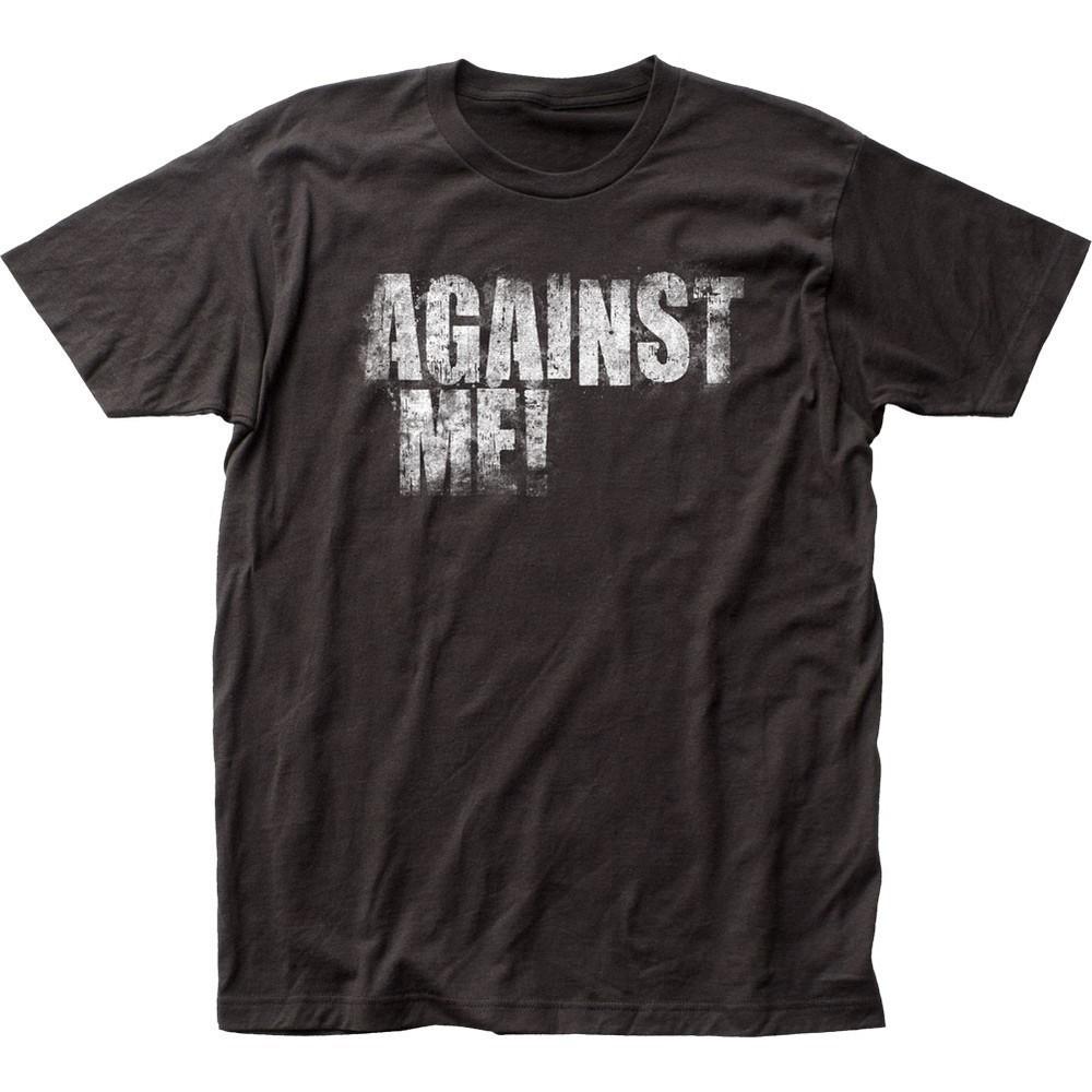 Against MeLogo Mens T Shirt Music Classic Concert Rock Band Tee New Black Unisex T-Shirt XL