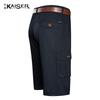 KAISER Men's 100% Cotton Casual 3/4 Beach Shorts KS3813