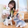 Rabbit Creative Cartoon Plush Toy Photography Decorative Props Stand Cute Pose