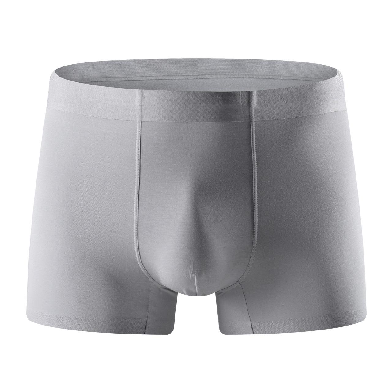 

Мужское модальное нижнее белье в стиле 80-х класса люкс - Антибактериальное и дышащее 4XL серебряный серый