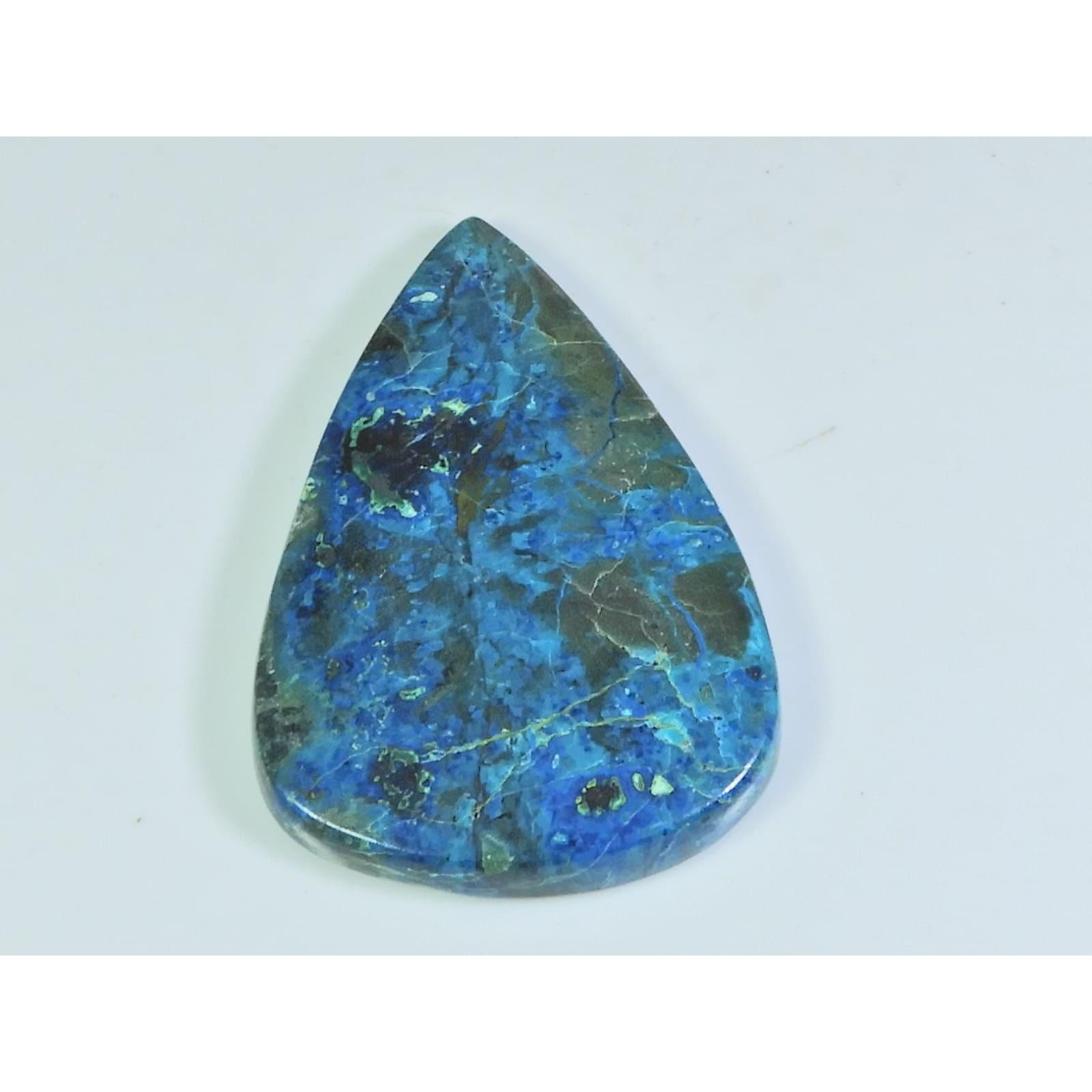 

32X48X05MM Natural Shattuckite Pear Shape Cabochon Loose Gemstone 80Cts. D-132