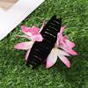 Elegant Fabric Flower Hair Claw Clip Hair Banana Barrettes Women Hair Ornaments