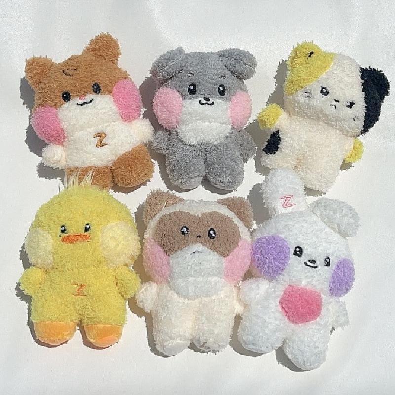 Zhanghao Zb1 Ricky Kpop Idol Keychain Plush Pendant Stuffed Puppy Cat Toy Bunny