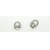 Zinc Alloy Ear Buckle Monk Head Ring with Nipple Stud for Phone Cases