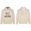 Unisex Klassisches GALLERY Print Reines Baumwoll Kapuzenpullover