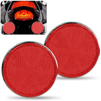 Reflector Reflector Warning Set of 2 Motorcycle Reflector Nuts, Round Shape, Day and Night