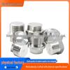 Stainless Steel Hex Nipple Hex Plug Oil Pipe Screw Plug (Male Thread, 304)