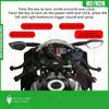 1/9 Kawasaki H2R Ninja with Spray Alloy Motorcycle Model Toy Vehicle Collection Sound and Light Off Road Autocycle Toys Car
