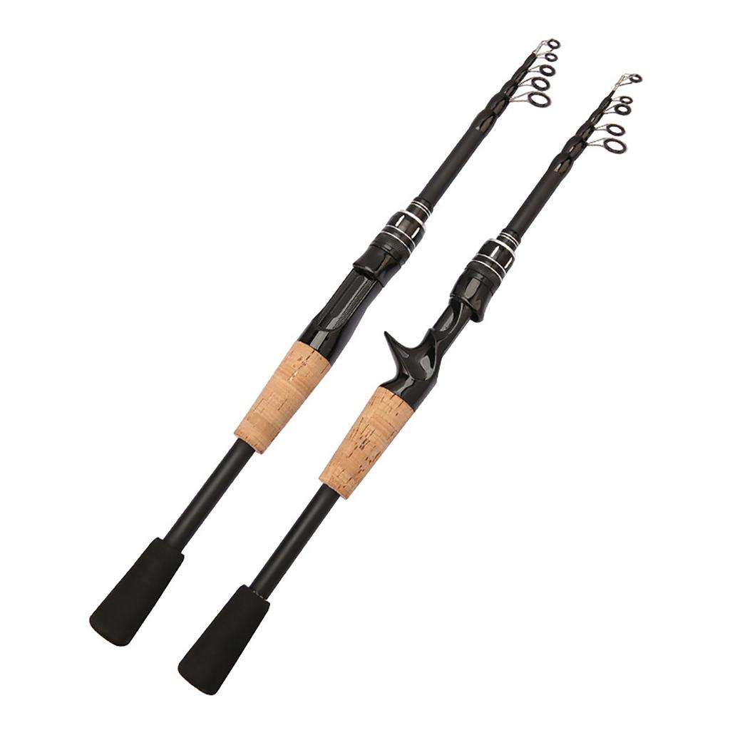 1.5M/1.8M/2.1M/2.4M Spinning Fishing Rod Portable Telescopic Casting Rod Carp Rod Lure Bass Fishing Pole For Freshwater Fishing