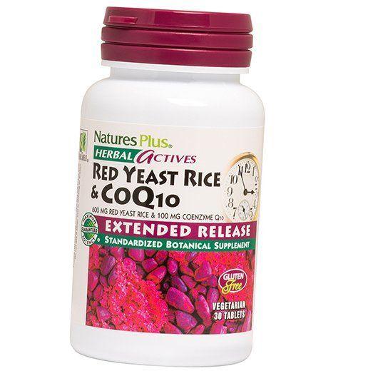 

Червоний дріжджовий рис та Коензим Q10, Red Yeast Rice CoQ10, Nature s Plus 30таб (71375016) 30tab