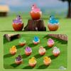 30 Pièces Mini Figurines Canard Lumineuses dans le Noir Statuettes Coquille d'Œuf en Résine Pour Jardins de Fées DIY Décoration d'Étagère de Table Cadeaux d'Anniversaire