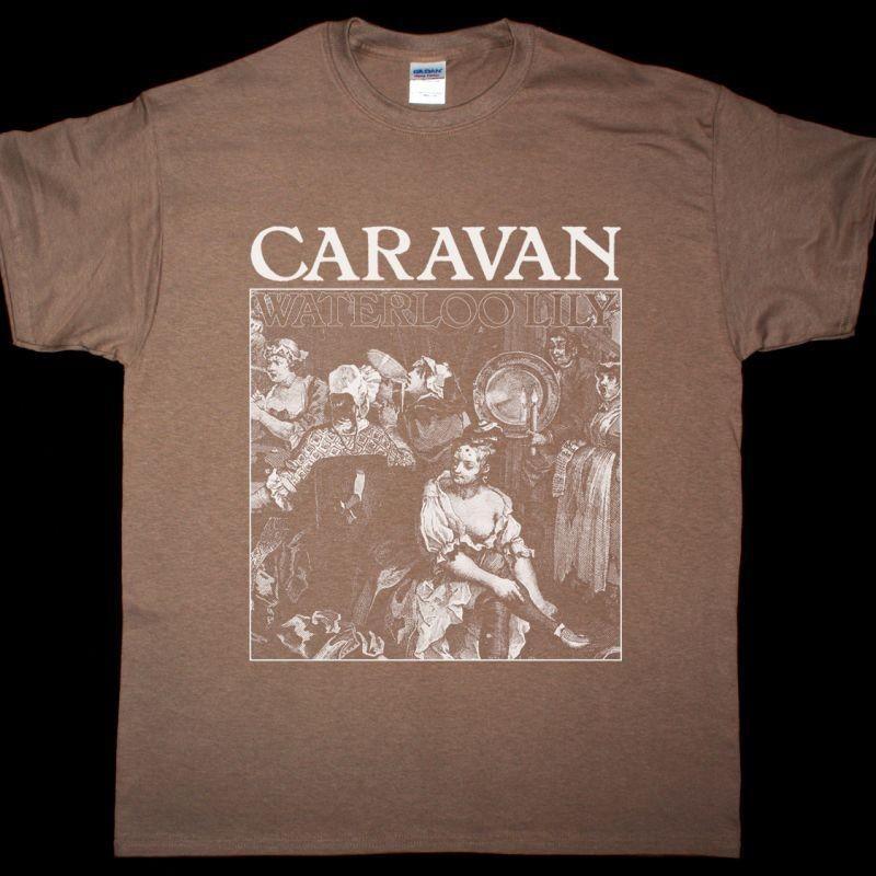 Caravan Waterloo Lily Brown T-Shirt Prog Rock Tee S разноцветный