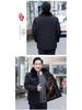 Men's Thick Velvet-Lined Winter Coat for Middle-Aged and Elderly