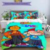 Dog Man 3pcs Bedding Set Duvet Cover Closure Includes 1 Duvet Cover & 2 Pillowcases for All Seasons Bedroom Home Dorm Decor