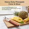 Stainless Steel Pineapple Corer Cutter Heavy Duty Two In One Fruit Tool For Home And Commercial Use