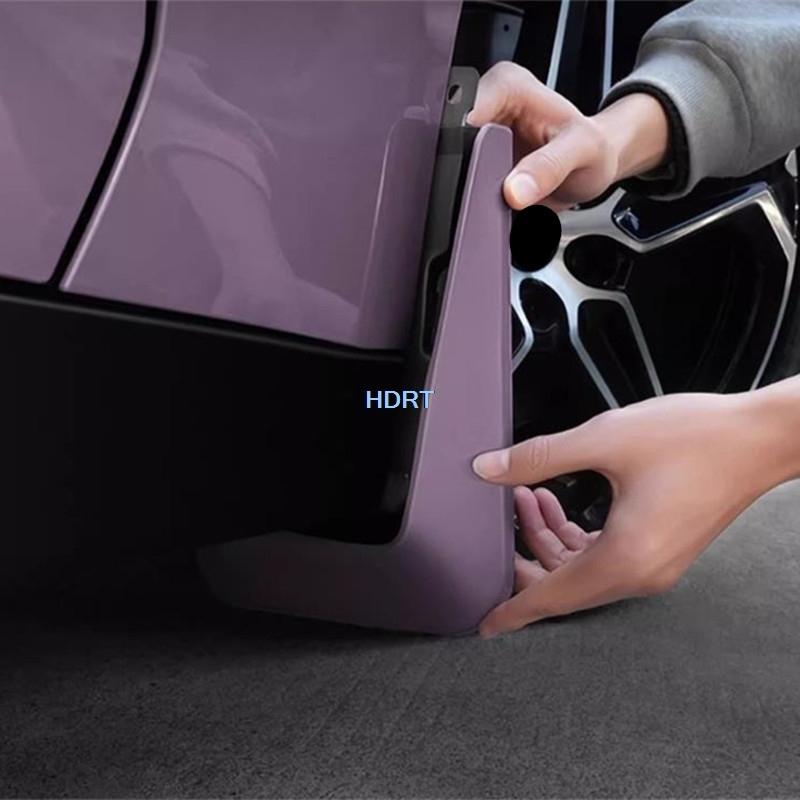 Car Style Front Rear Wheel Mudguard Plate Auto Exterior Mud Guard MudFlap Splash Fender Cover Accessories For Xiaomi SU7 2024 +