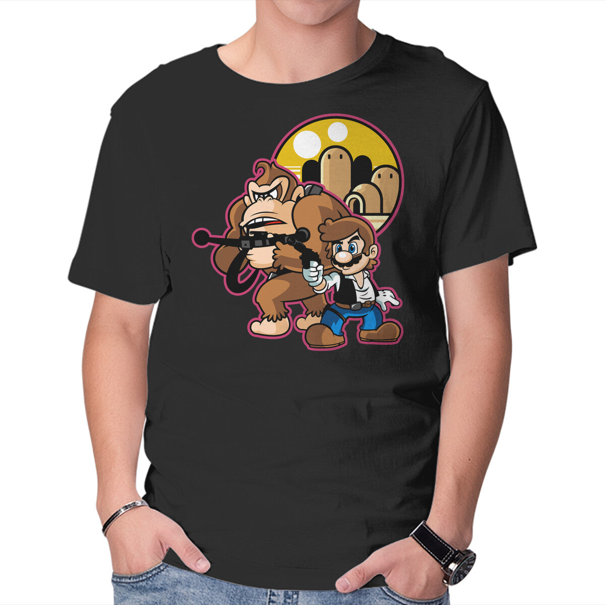 Unisex Crew Neck T-Shirt Plumber Solo Graphic Short Sleeve Casual Tee XXL