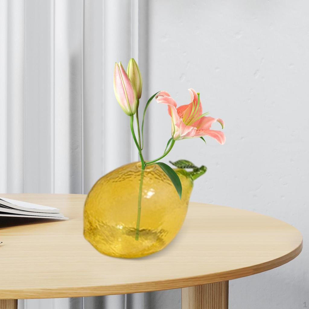 Flower Vase Plant Pot Empty Glass Diffuser Bottle Fruit Decorative for Bedroom