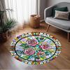 1pc home carpet colorful tulip design rug non slip office decor gift living room bedroom