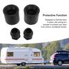 2 Set Trailer Door Holder Kit Deformation Proof Protective Rubber Door Holder Bumper for RV