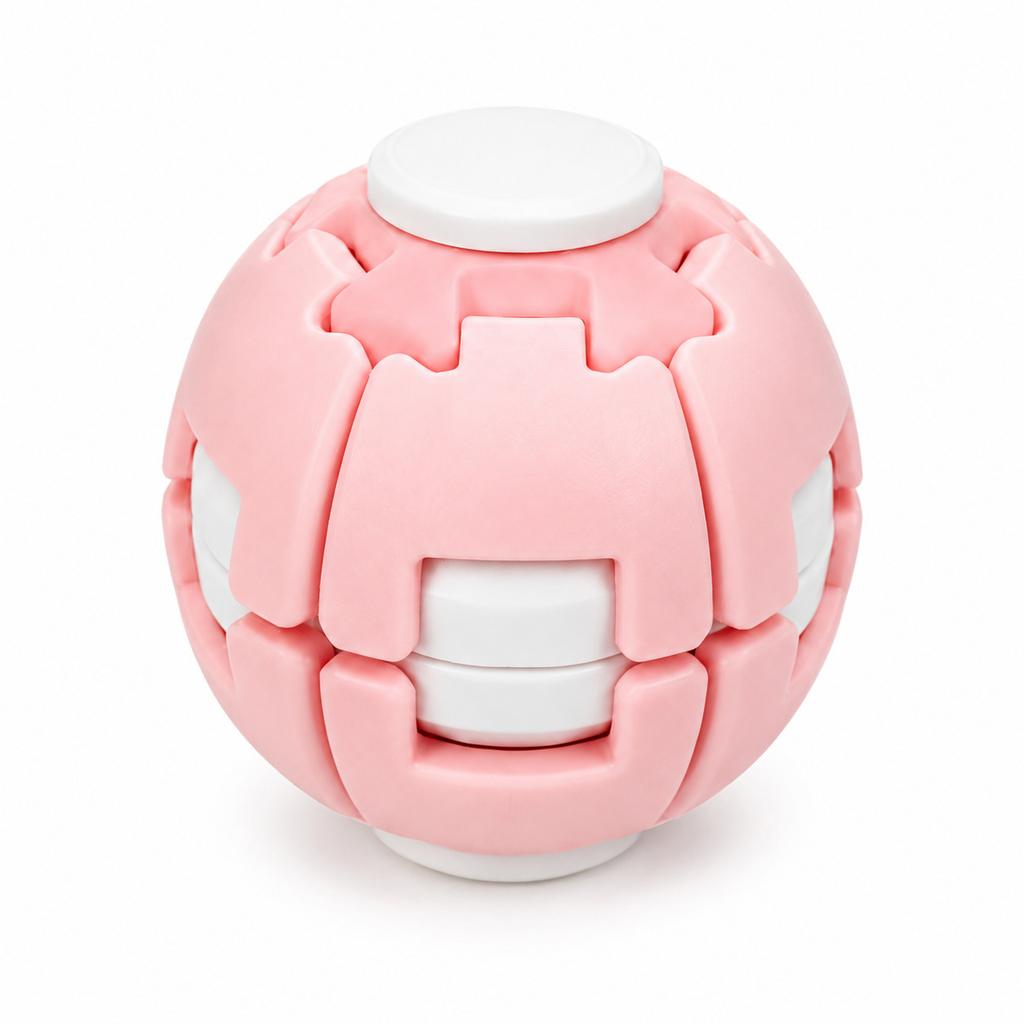 99+Pcs Color 3D Pinching Relaxation Stress Relief Ball Pressing Rotating Dual Play Fingertip Gyroscope Portable Soothing Toy Hot