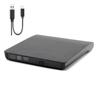 USB-C & USB Dual Interface CD/DVD Drive for Laptop/Desktop with Brushed Finish