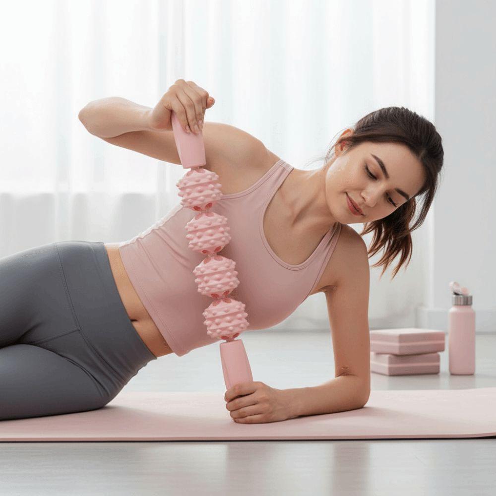 Muscle Massage Handheld Fascia Tool Deep Tissue Body Roller Muscle Roller Stick  Fitness Equipment