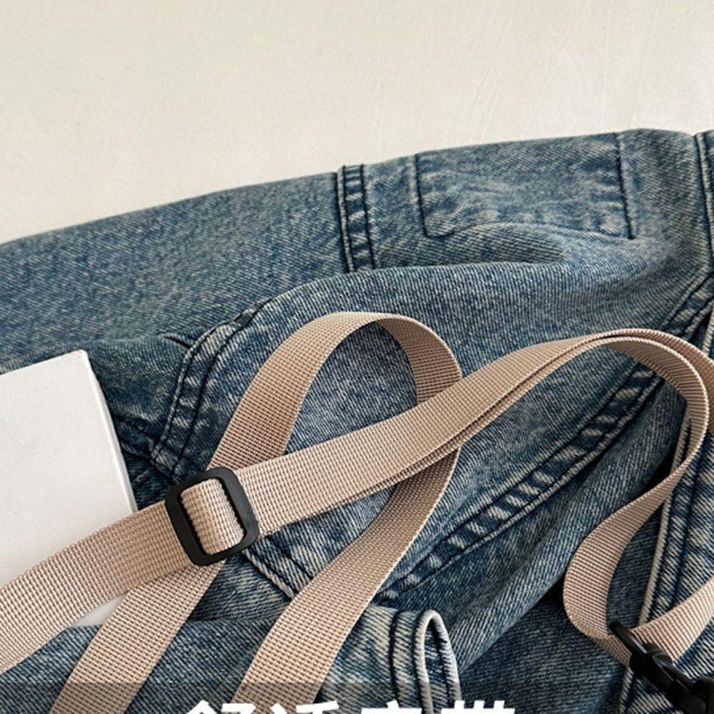 Handbag Nylon Shoulder Bag Korean Style Small Crossbody Bag Cute Drawstring Bucket Bag  Travel