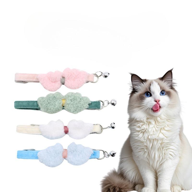Cute Cat Collars, Pet Necklaces, Wing Trackers, Bells, Small Dog Decorations