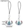 Cute Stitch Cartoon Pendant Necklace Jewelry Personality Sweater Chain with Filled Rhinestones for Women Gift