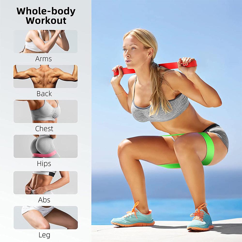 Elastic Bands for Fitness Resistance Bands Exercise Gym Strength Training Fitness Gum Pilates Athletic Crossfit Workout Equipm Practical Use