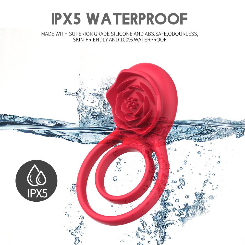 Bezdrátové dálkové ovládání G-bod Penis Vibrátor Klitoris Bradavky Stimulátor Varlat Kohoutí kroužek Oddálená ejakulace pro Dospělý Sex To