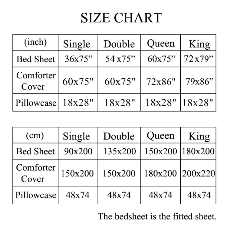 4 in 1 Full Garterize Bedding Set Fitted Bed Sheet Comforter Cover Pillowcase Single Double Queen HomeDecor